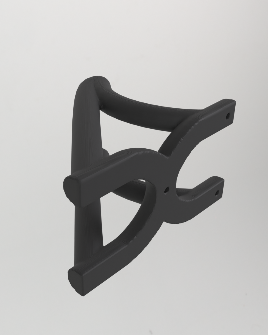 Wall Mounted Guitar Holder – Screw Mount Bracket
