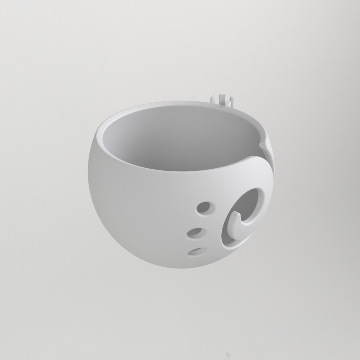 Yarn Bowl Castle — Decorative Knitting Yarn Holder