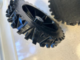 Stihl iMOW RMI terrain wheel — angle view