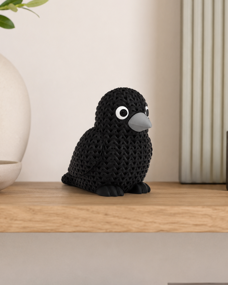 Krähenfigur – Dekorativer Vogel fürs Zuhause