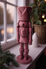 Close-up of the nutcracker's simplified form and refined surface detail