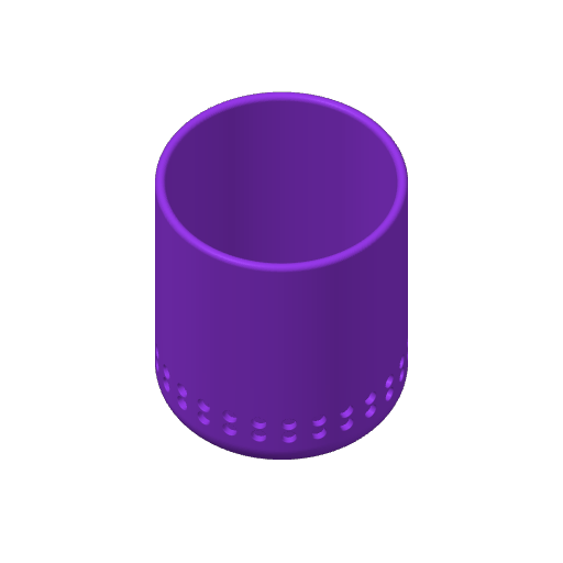 Minimalist kitchen utensil holder in matte finish, front-facing close-up