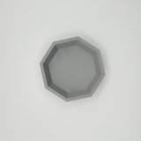 Close detail of OctaPot's angular facets and clean corner geometry