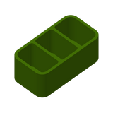 Minimalist remote control holder, clean lines and open design
