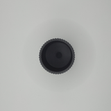 Refined ribbed surface of minimalist pencil holder catching light