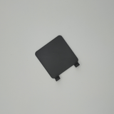 Detail of razor holder's refined edge and subtle surface texture