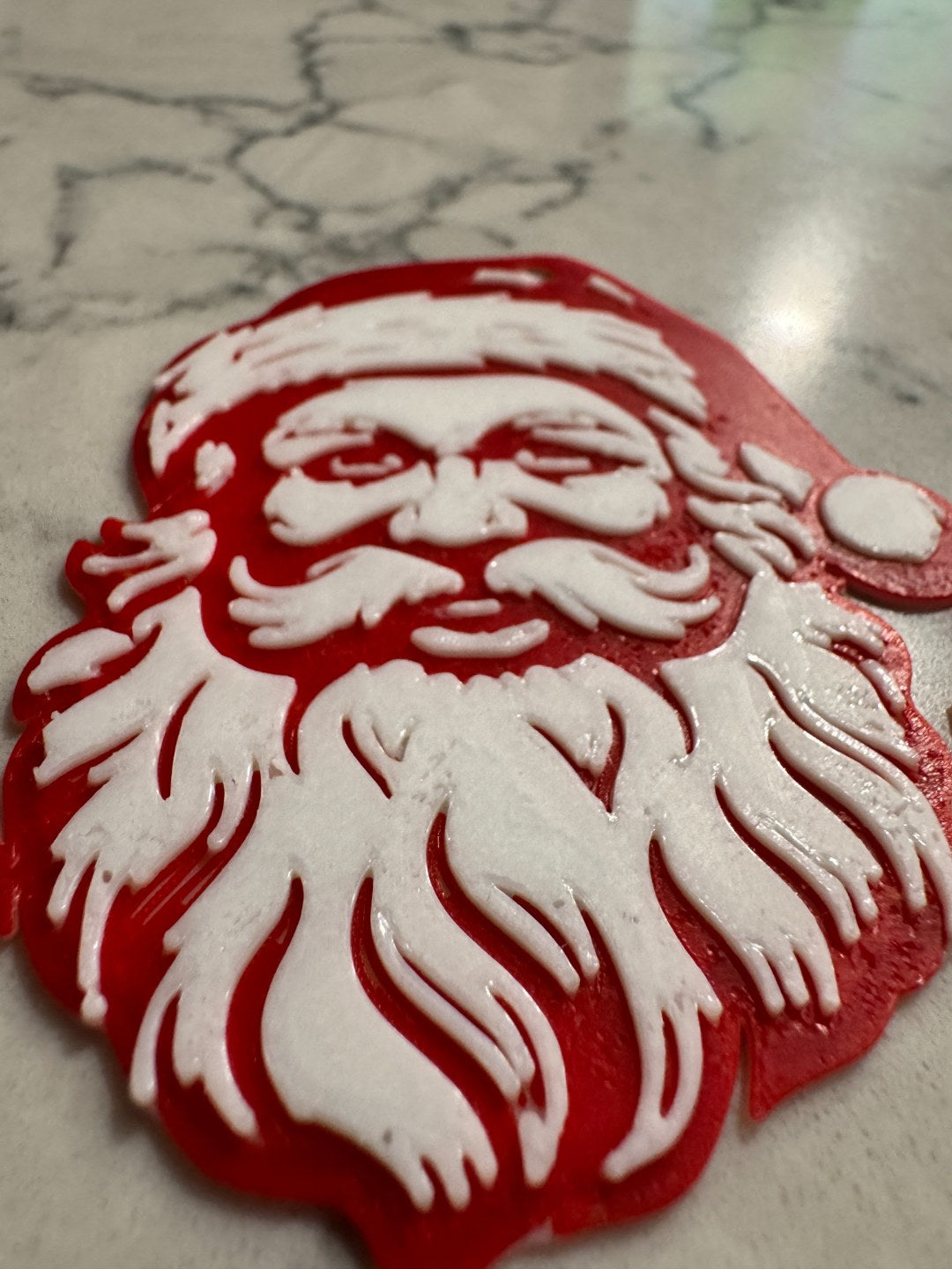 Geschenkanhänger mit klassischem Weihnachtsmann