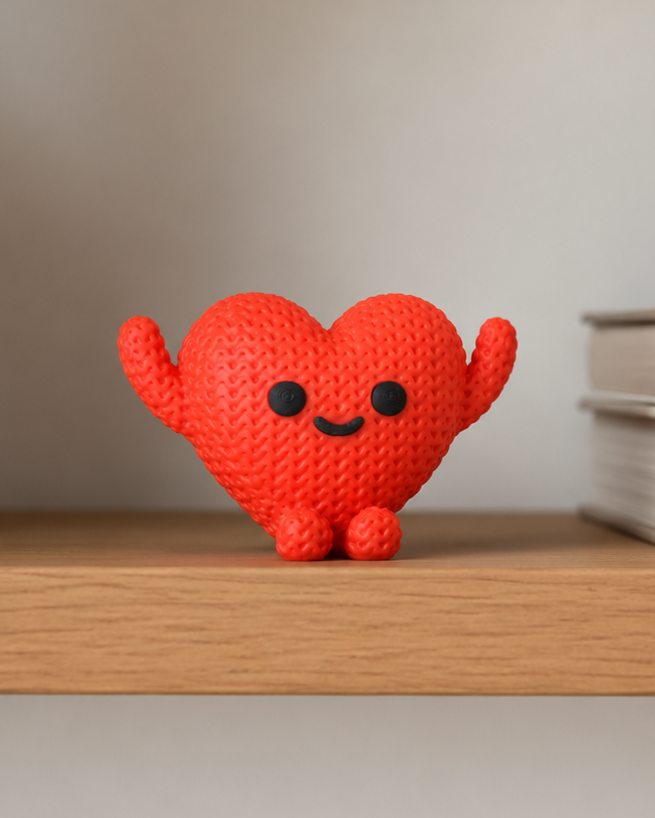 Herzfigur – Süßes Geschenk zum Valentinstag
