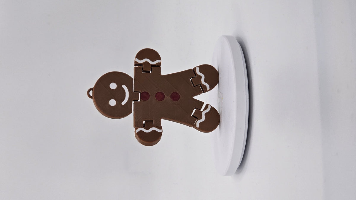 Beweglicher Lebkuchenmann als Flexi-Figur