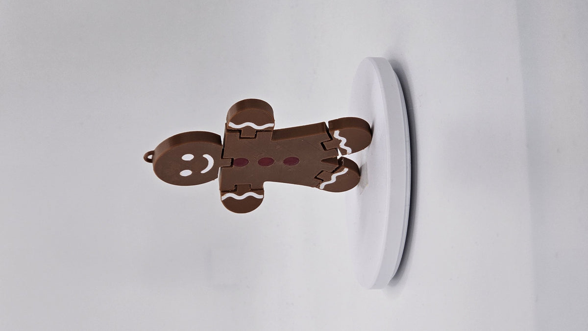 Beweglicher Lebkuchenmann als Flexi-Figur
