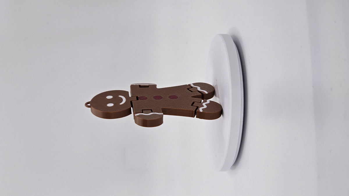 Beweglicher Lebkuchenmann als Flexi-Figur