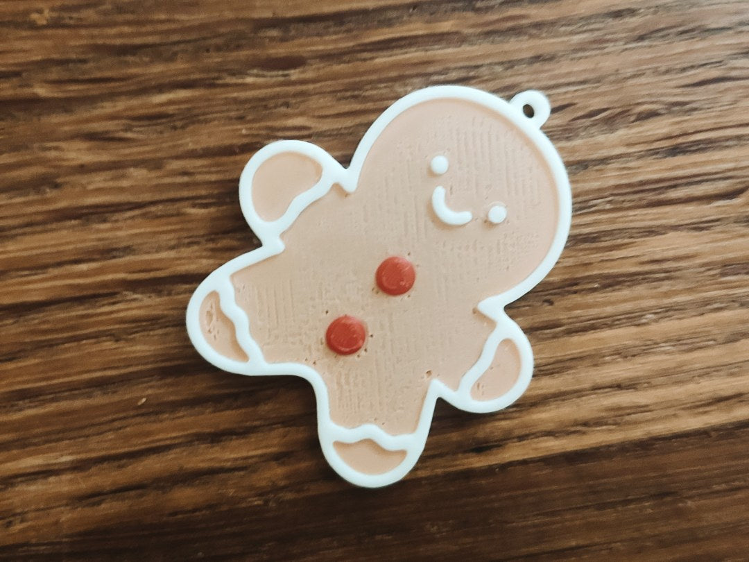 Süßer Kawaii-Lebkuchenmann
