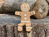 Lebkuchenmann-Figur mit beweglichen Gelenken