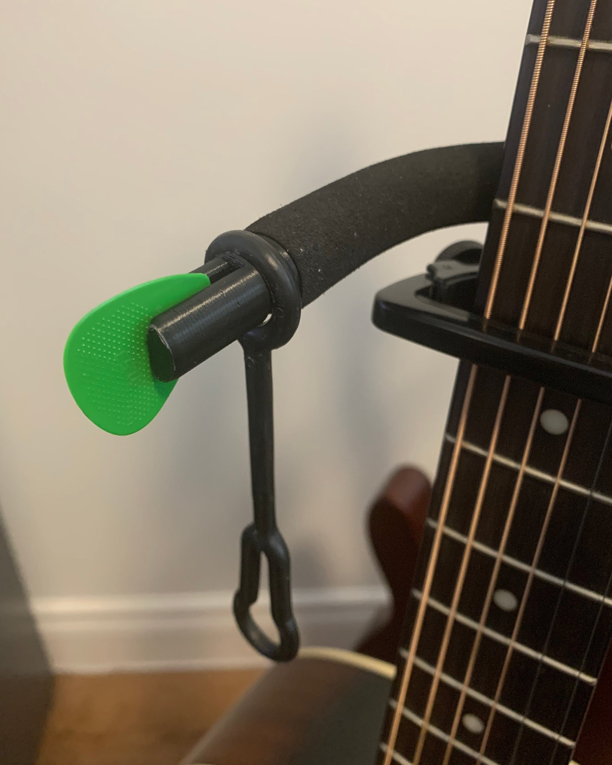 Guitar Pick Holder for Standard Floor Guitar Stand
