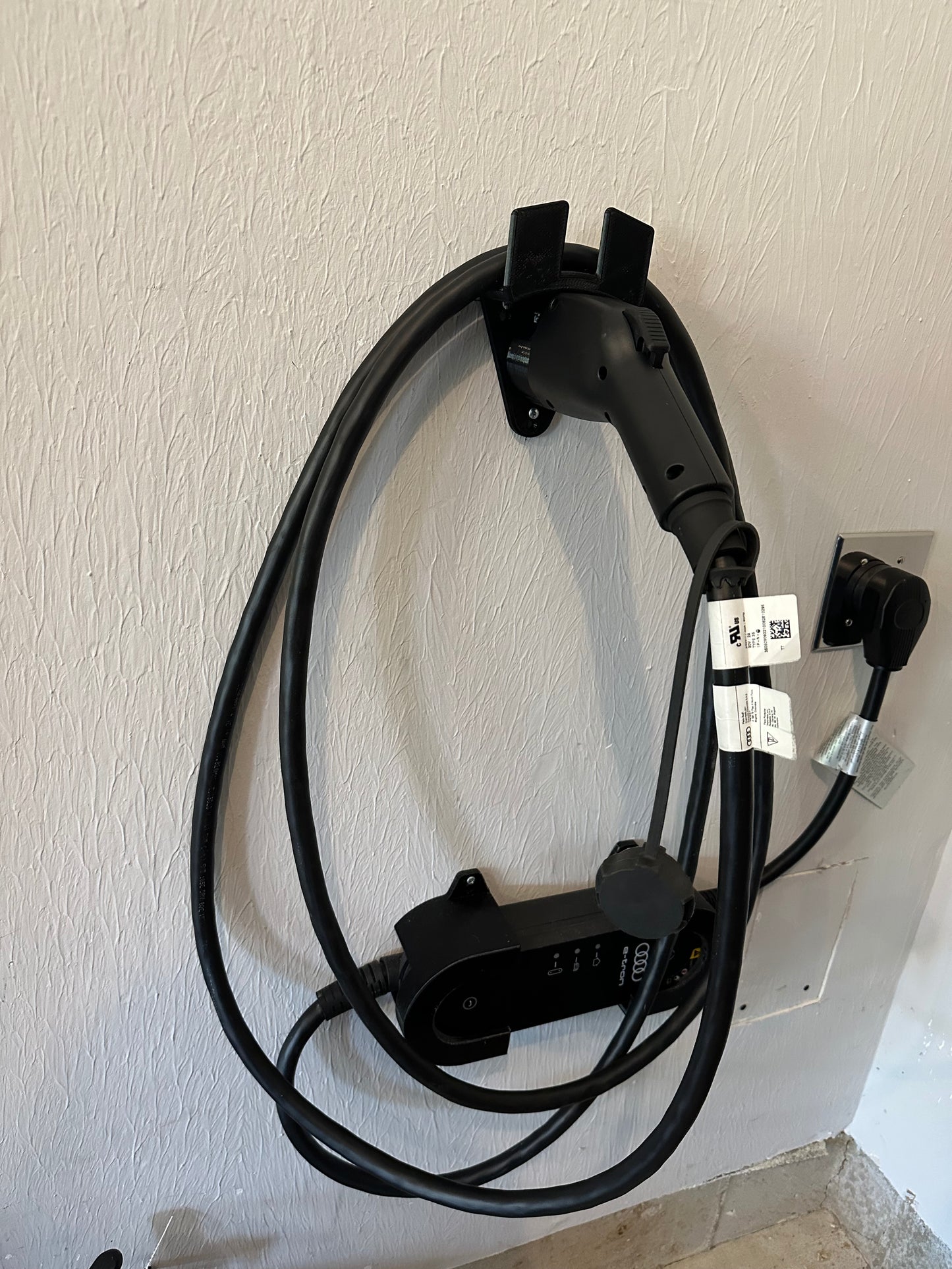 J1772 EV Charger Wall Mount Holder for Home Charging