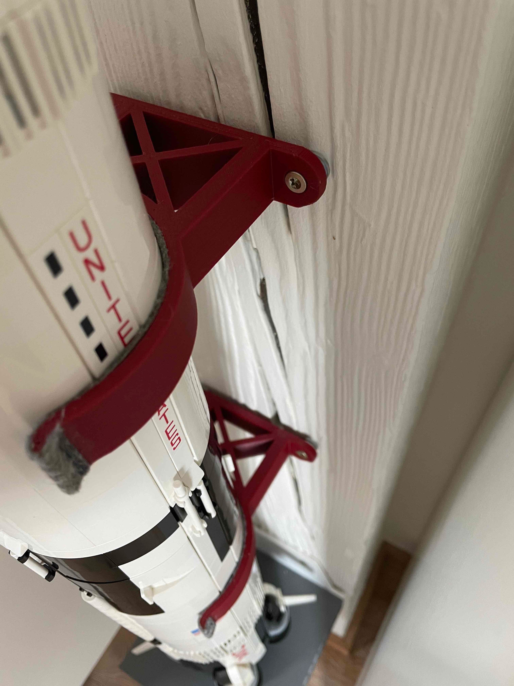 LEGO Saturn V Vertical Wall Mount – Launchpad Style