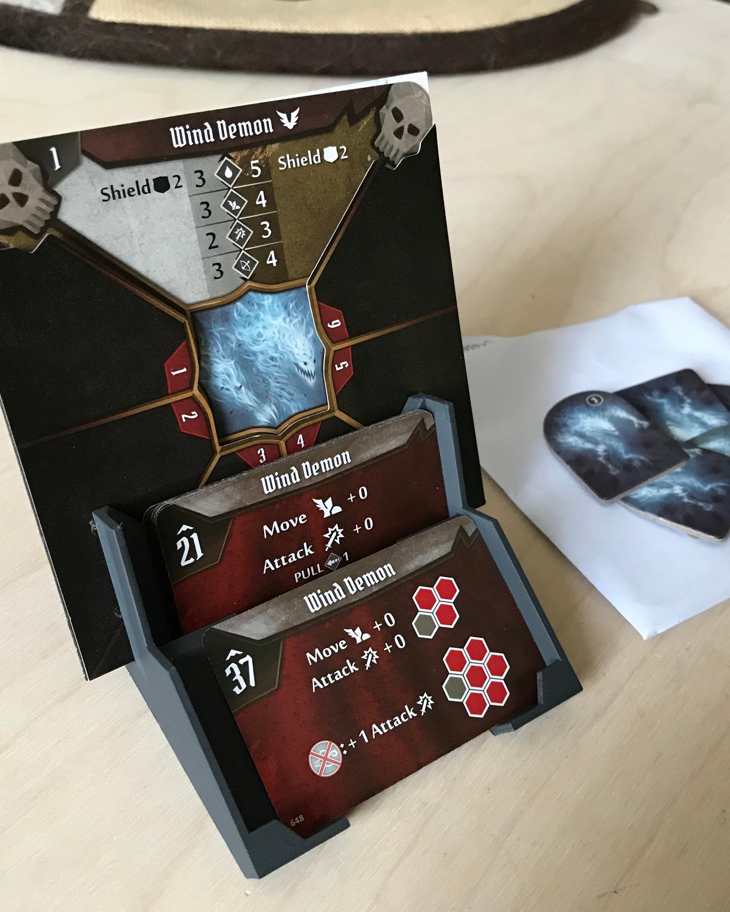 Gloomhaven Monster Attack Deck & Stat Card Holder