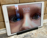 Compact iPad Stand for Kitchen – Slim & Upright