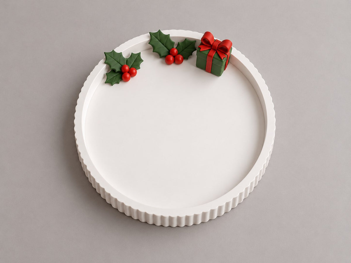 Kleines Weihnachtstablett für Schmuck und Kleinkram