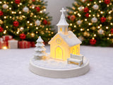 Weihnachtshaus für Teelichter – Lebkuchenkirche
