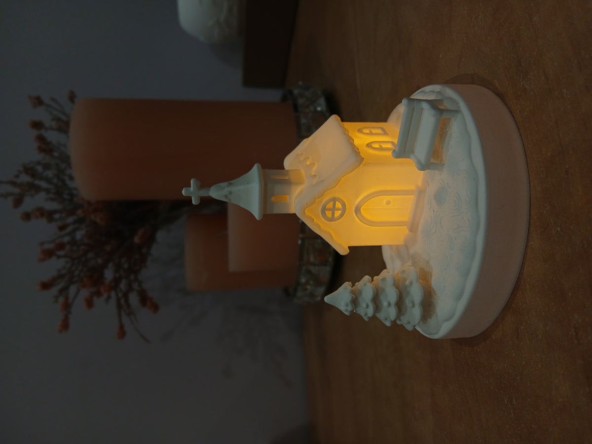 Weihnachtshaus für Teelichter – Lebkuchenkirche