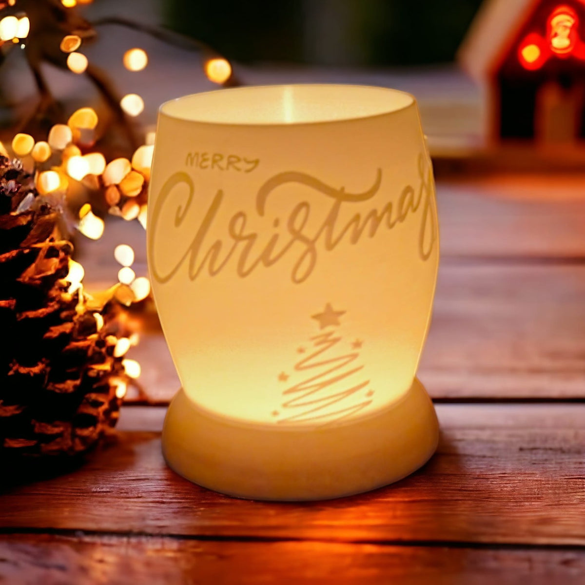 Weihnachtslampe für LED-Teelichter, 137 mm hoch