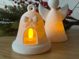 Weihnachtsglocke für LED-Teelichter – Winterdeko