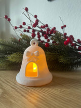 Weihnachtsglocke für LED-Teelichter – Winterdeko