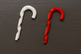 Gestreifte Zuckerstange als Weihnachtsdeko
