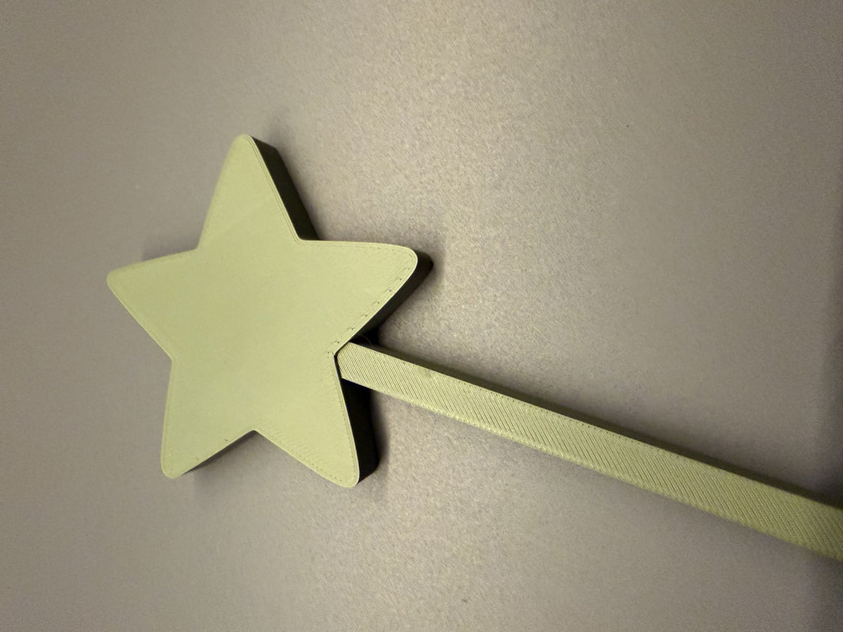 Weihnachtsstern am Stab für den Blumentopf