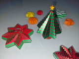 Faltbarer Weihnachtsbaum-Fidget mit 10 Ebenen