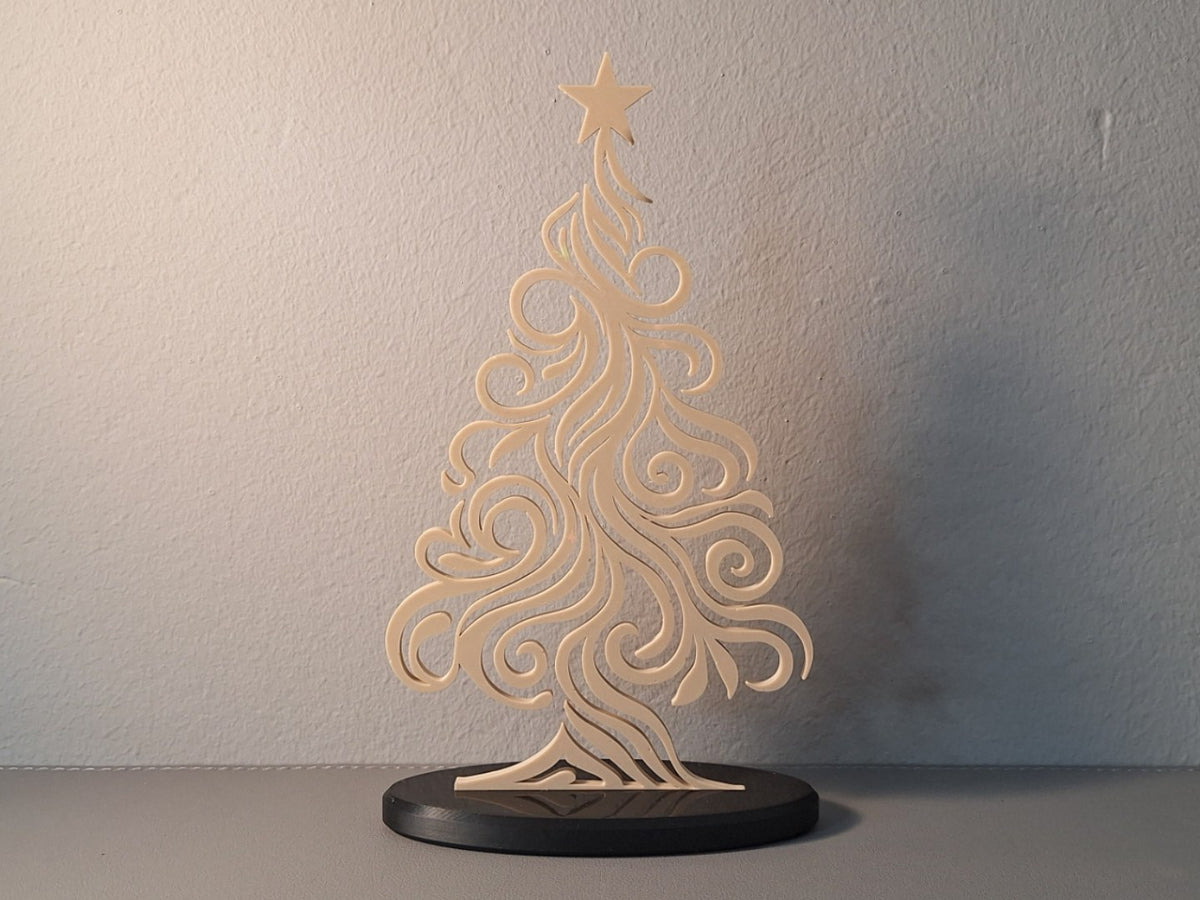 Moderne abstrakte Weihnachtsbaumfigur