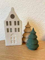 Moderne minimalistische Weihnachtsbaumfigur