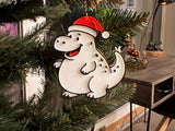 Kleiner Dinosaurier als Christbaumschmuck