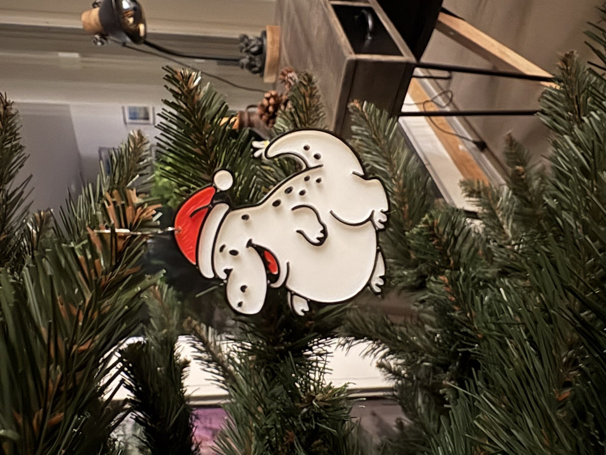 Kleiner Dinosaurier als Christbaumschmuck