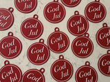Eleganter Christbaumschmuck mit dem Text God Jul