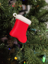 Kleiner Weihnachtsstrumpf als Christbaumschmuck