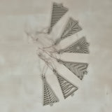 Moderner Christbaumschmuck – Set mit 6 geometrischen Bäumen