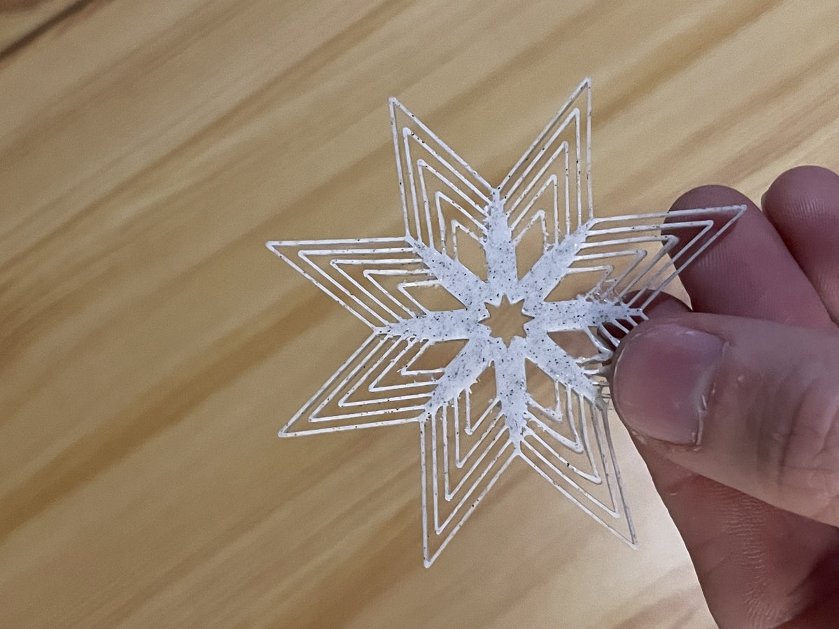 Christbaumschmuck in Sternform