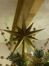 Christbaumspitze als Stern mit zehn Zacken