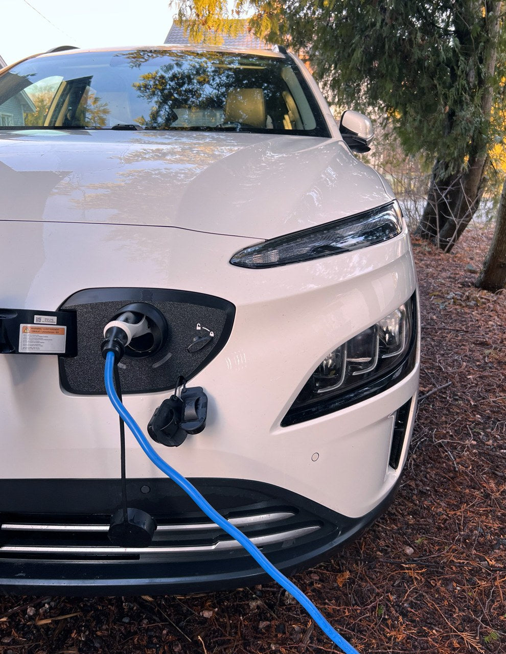 Ladeport-Abdeckung für Hyundai Kona Elektro
