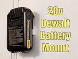 Dewalt 20V Battery Wall Mount – Slim & Secure Holder