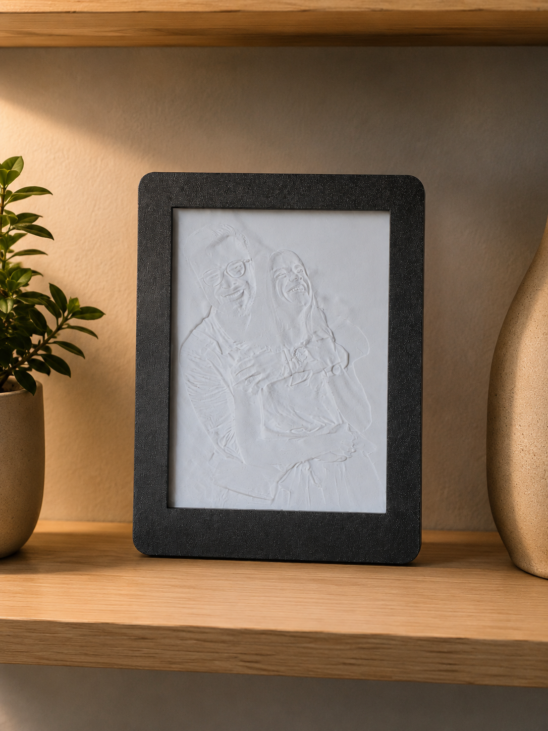 Personalisierte Lithophan-Lampe aus deinem eigenen Foto