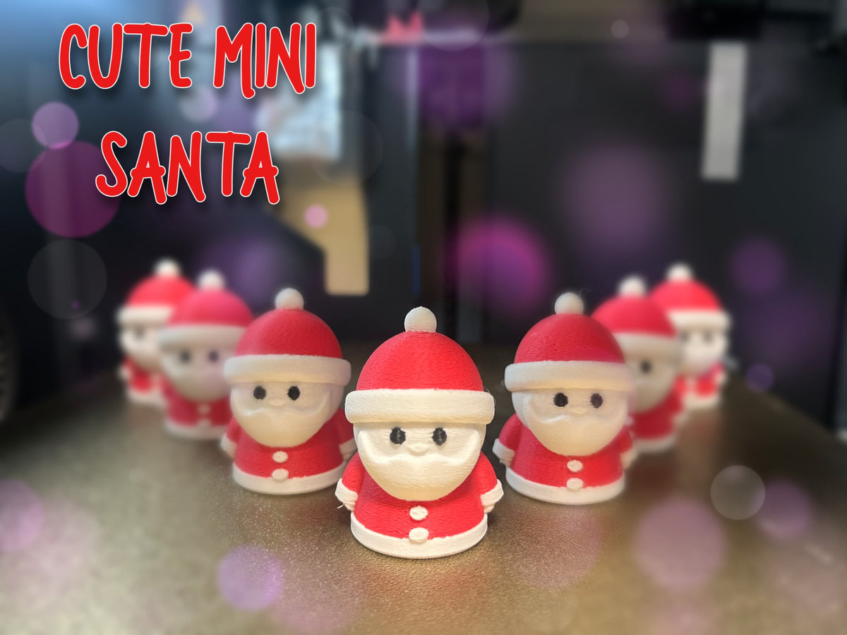 Mini-Wichtelfigur als Weihnachtsmann für Tisch und Regal