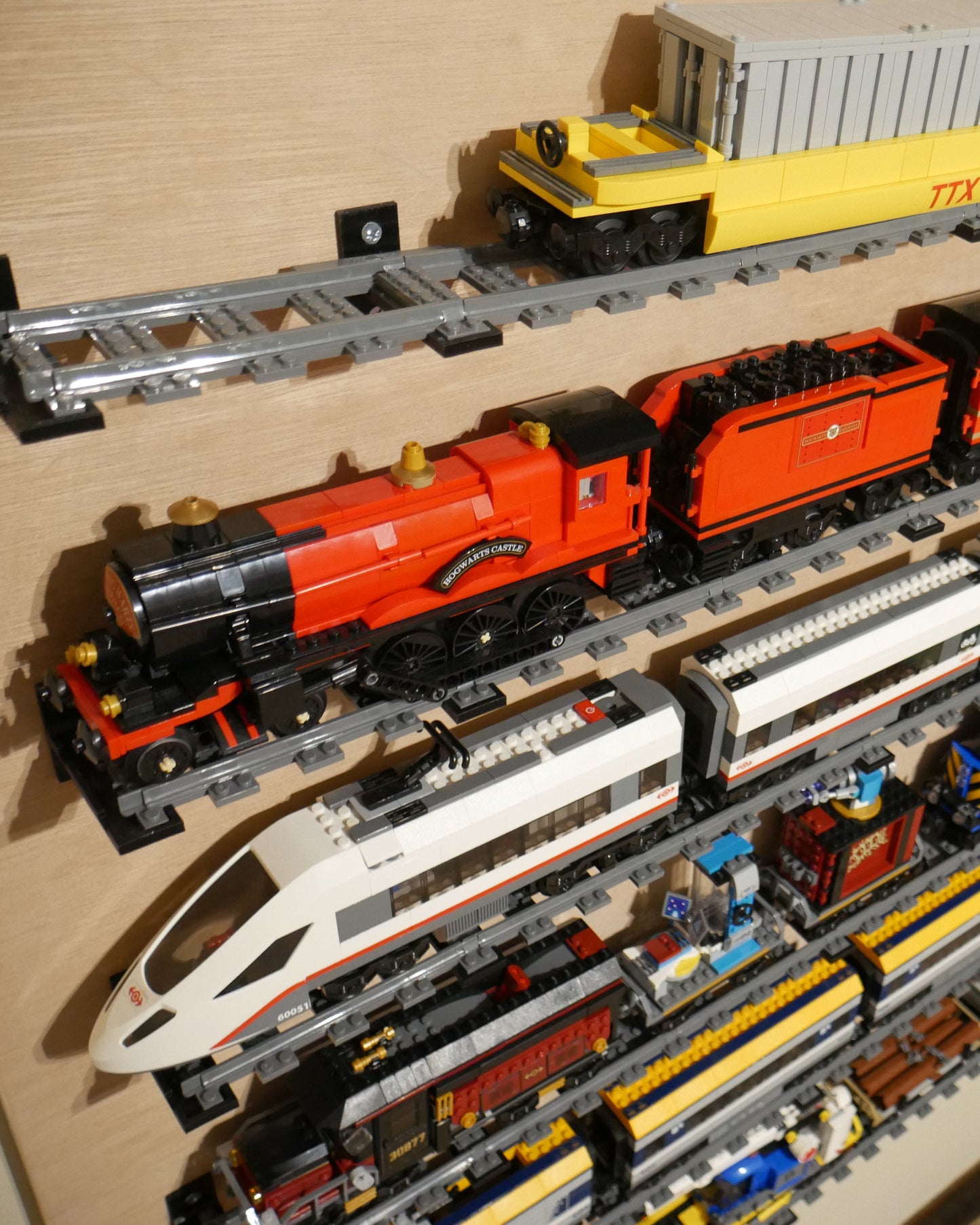 LEGO Train Track Wall Mount