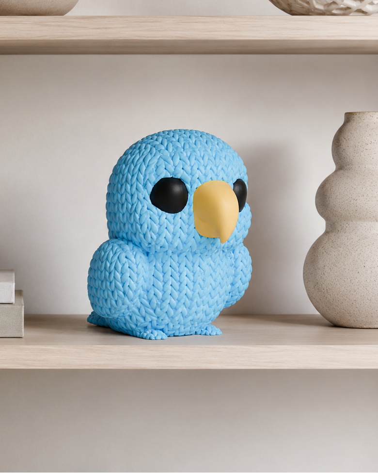Papagei-Figur – Farbenfroher Vogel fürs Zuhause