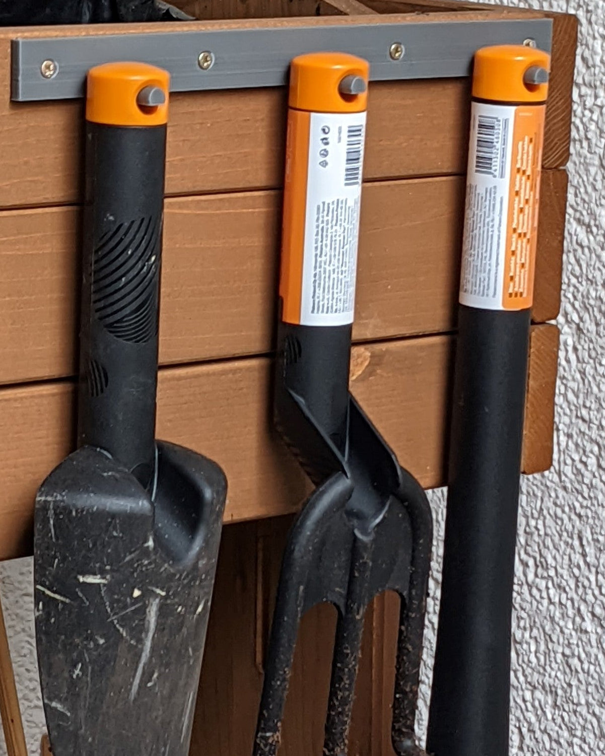 Wall Mount for Fiskars Gardening Tools – Holds 3