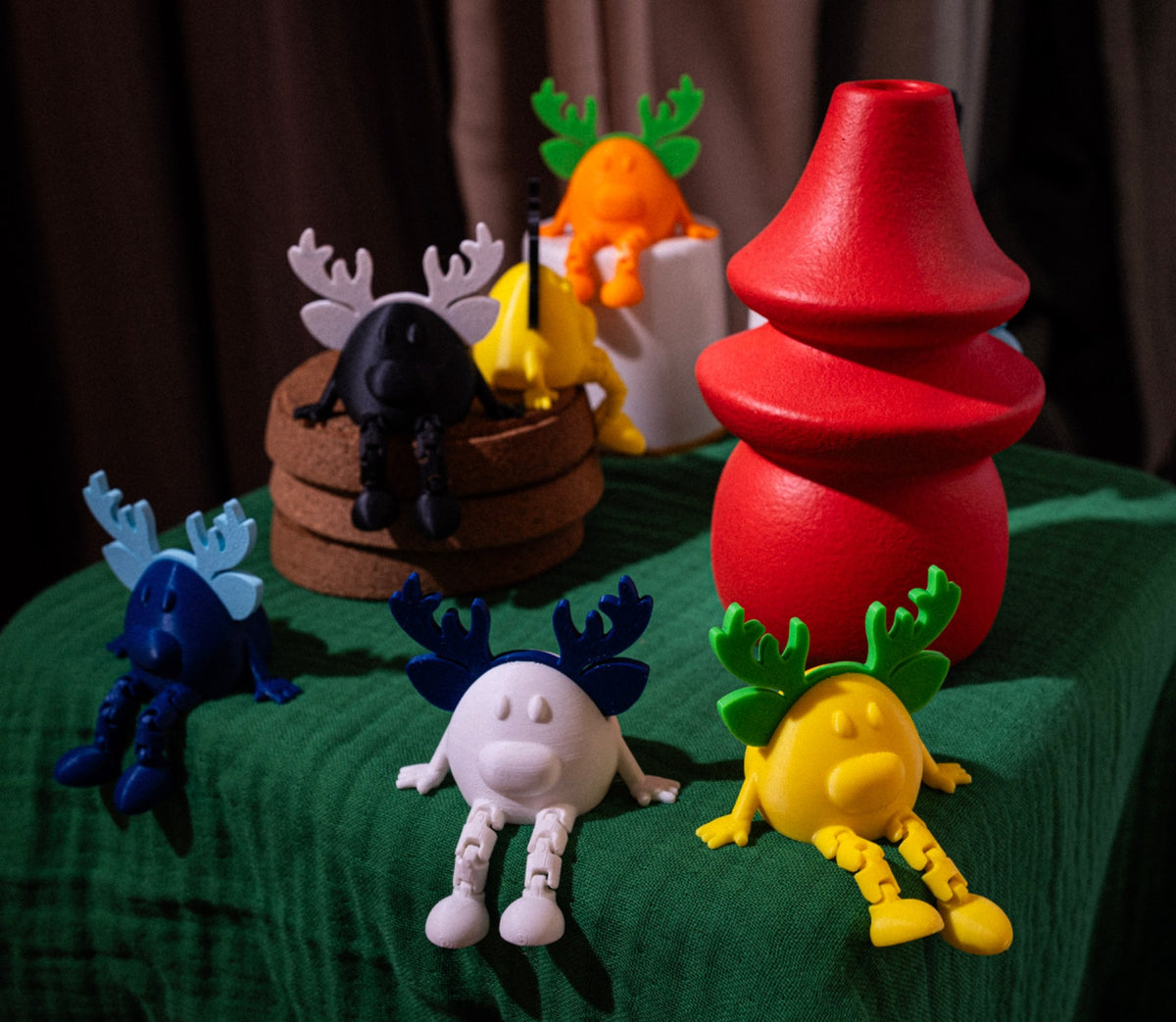 Kleine Rentierfigur für Weihnachten