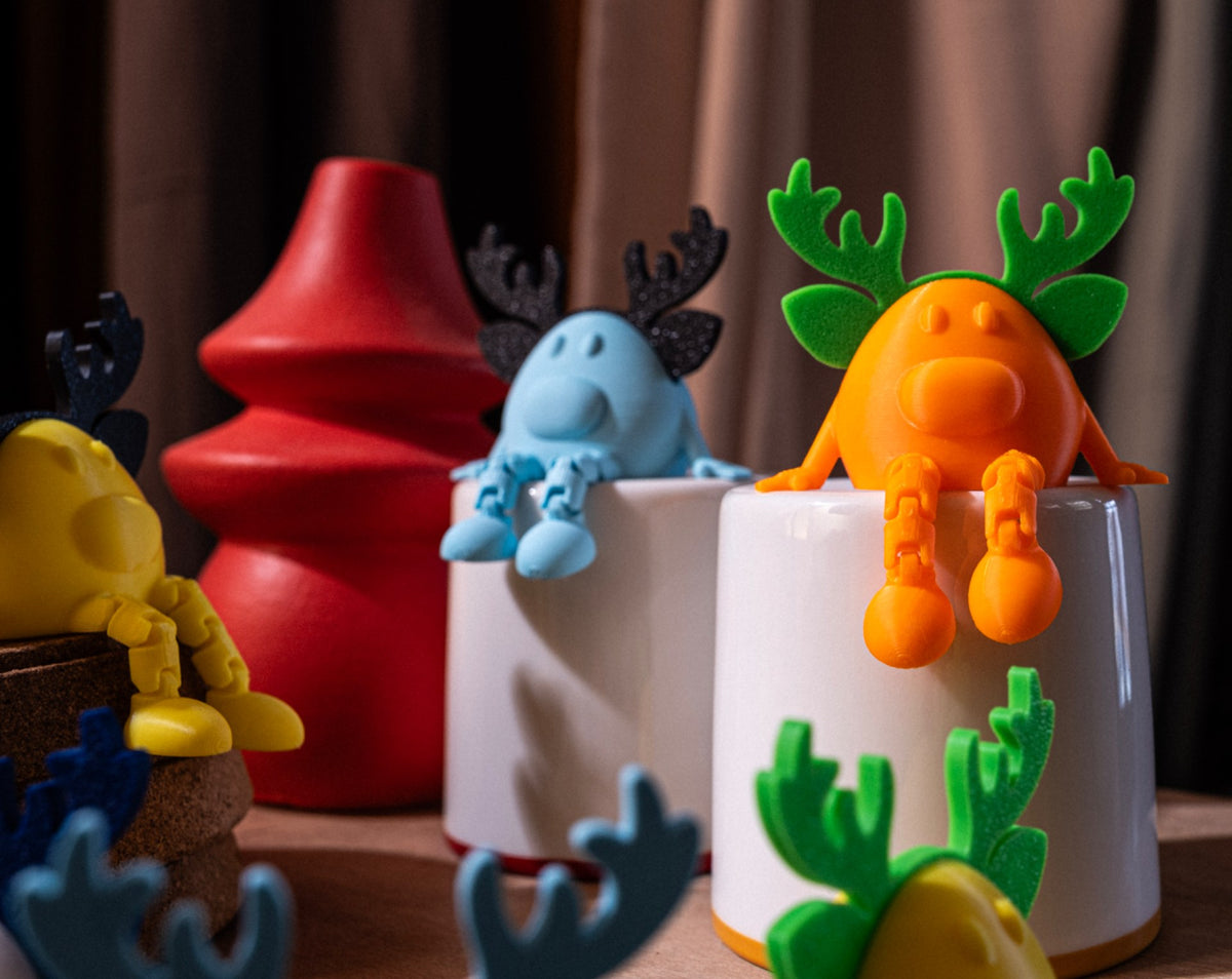 Kleine Rentierfigur für Weihnachten