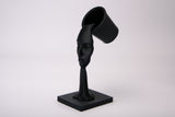 Ethereal Flow abstract surreal sculpture styled on a minimalist shelf with neutral decor